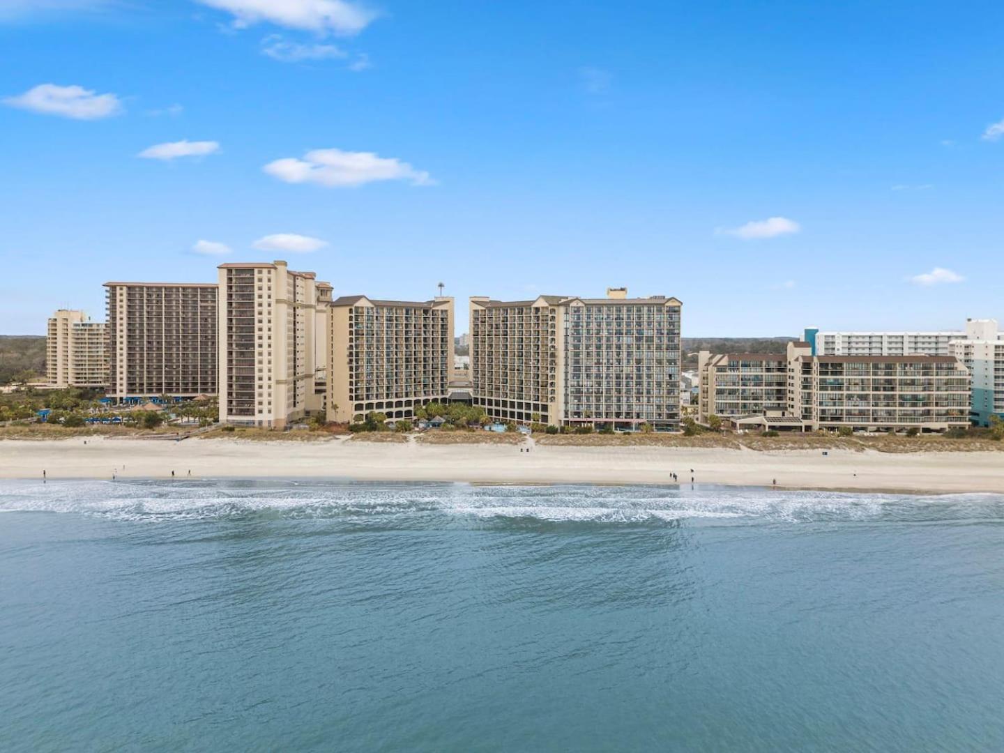 Luxury Ocean Front By Barefoot Landing Apartment Myrtle Beach Exterior foto