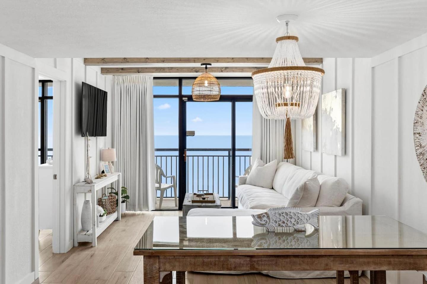 Luxury Ocean Front By Barefoot Landing Apartment Myrtle Beach Exterior foto
