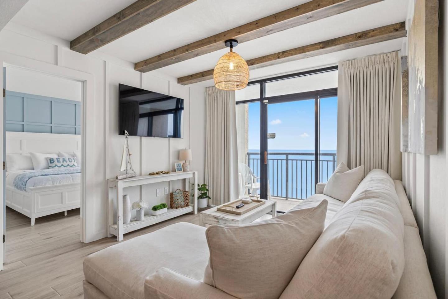 Luxury Ocean Front By Barefoot Landing Apartment Myrtle Beach Exterior foto