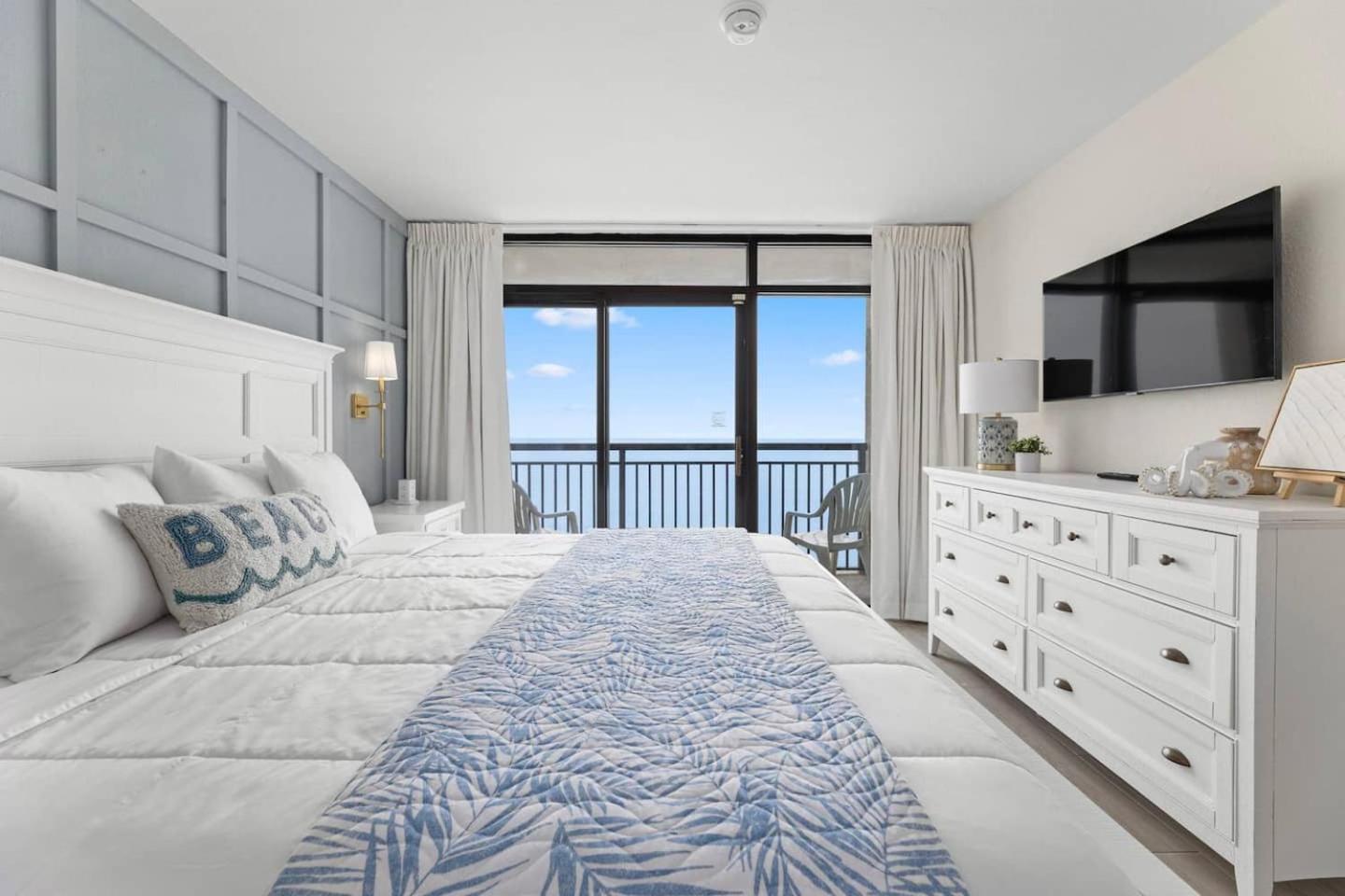 Luxury Ocean Front By Barefoot Landing Apartment Myrtle Beach Exterior foto