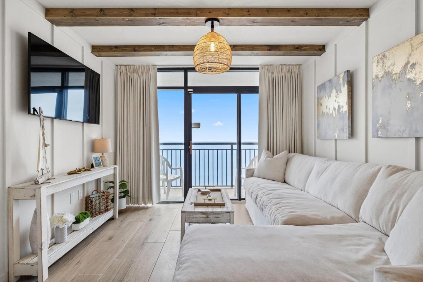 Luxury Ocean Front By Barefoot Landing Apartment Myrtle Beach Exterior foto