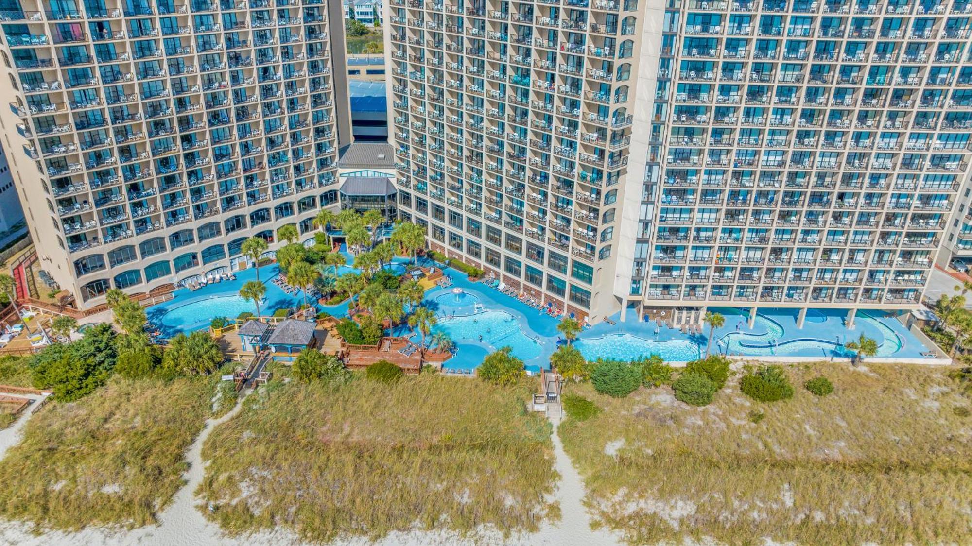 Luxury Ocean Front By Barefoot Landing Apartment Myrtle Beach Exterior foto