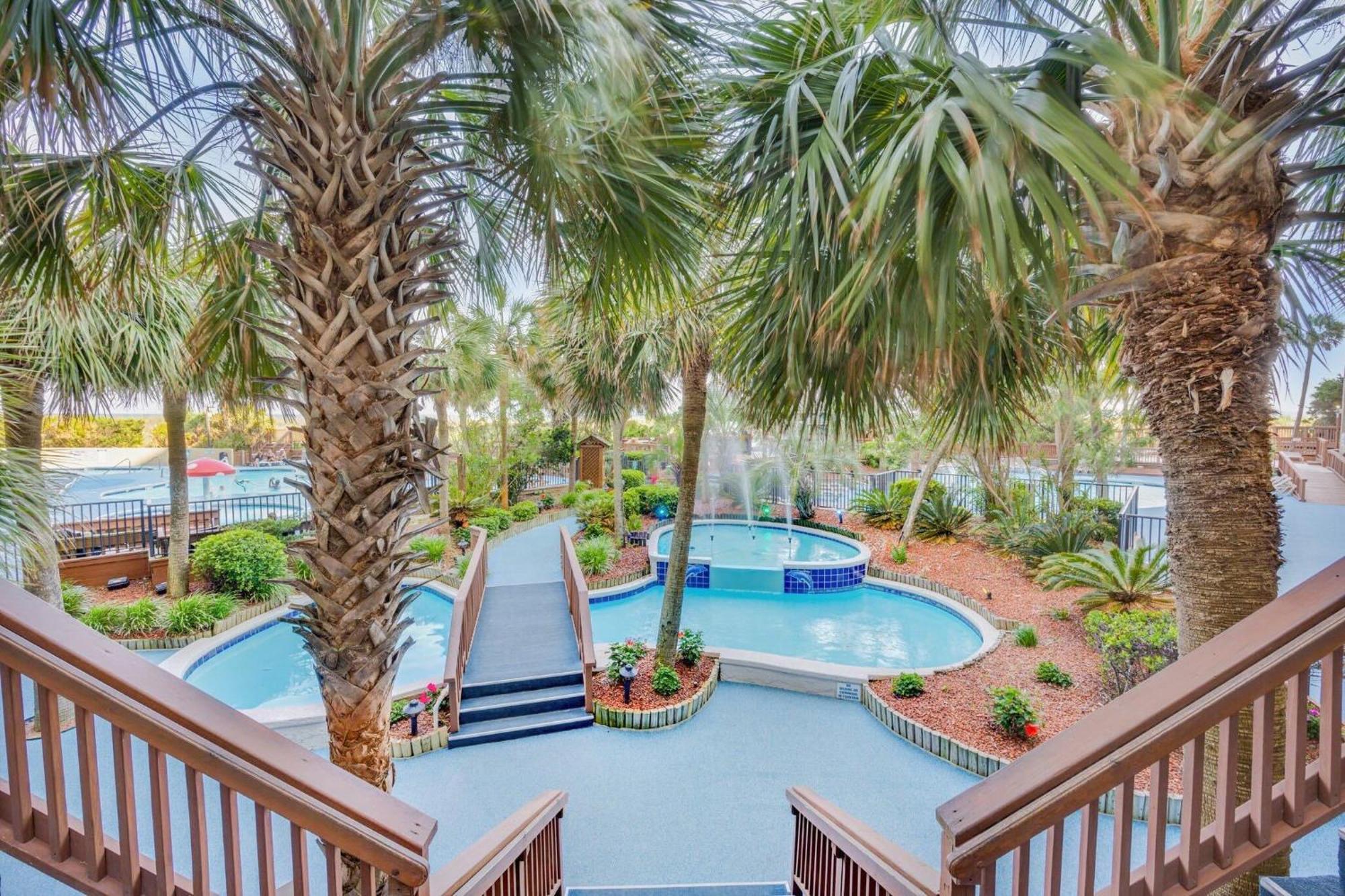 Luxury Ocean Front By Barefoot Landing Apartment Myrtle Beach Exterior foto